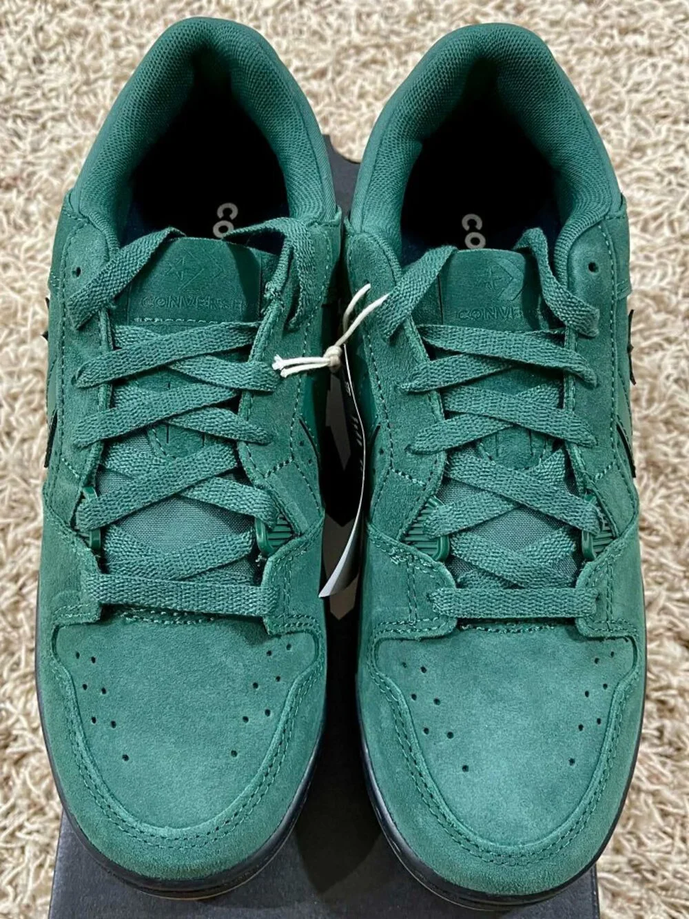 Converse Men's CL98 Suede Low Top Sneakers Shoes Green, Size 8 (New)